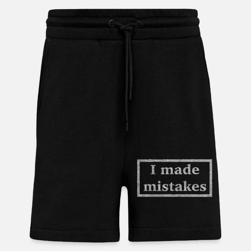 Fehler - weiße Version - Shorts - made by SPREAD - SOLID BLACK