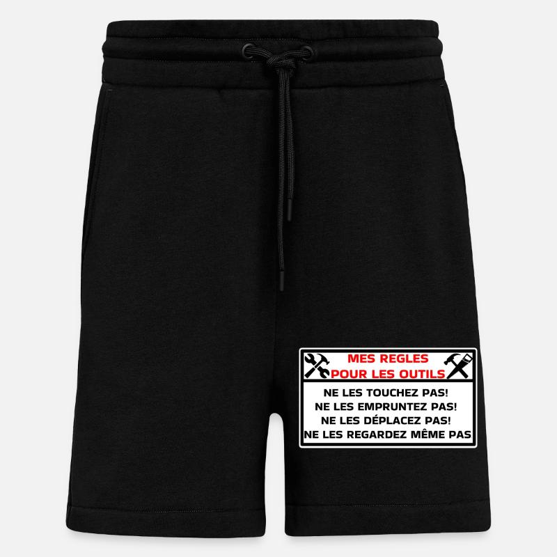 tools - Shorts - made by SPREAD - SOLID BLACK