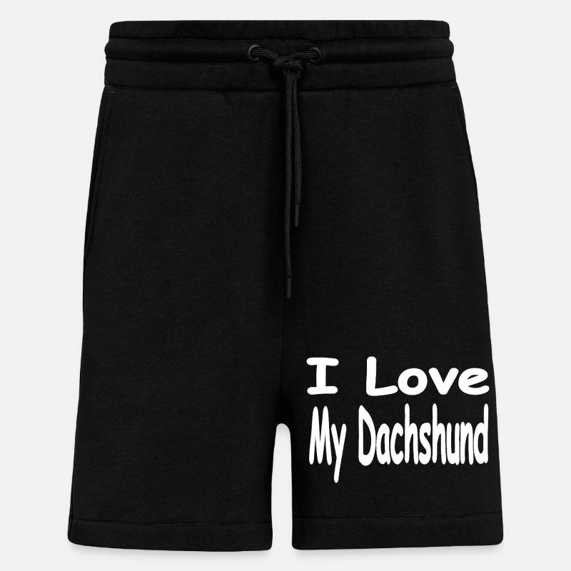 Teckel - Short bio décontracté fabriqué en UE - SOLID BLACK