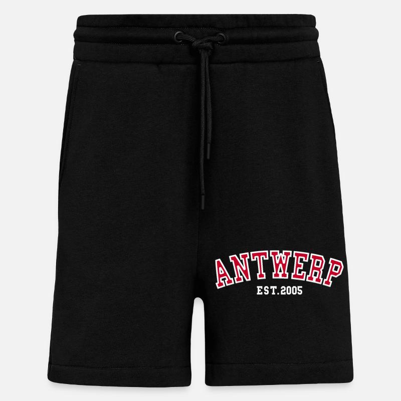 Antwerpen Est. 2005 - Shorts - made by SPREAD - SOLID BLACK