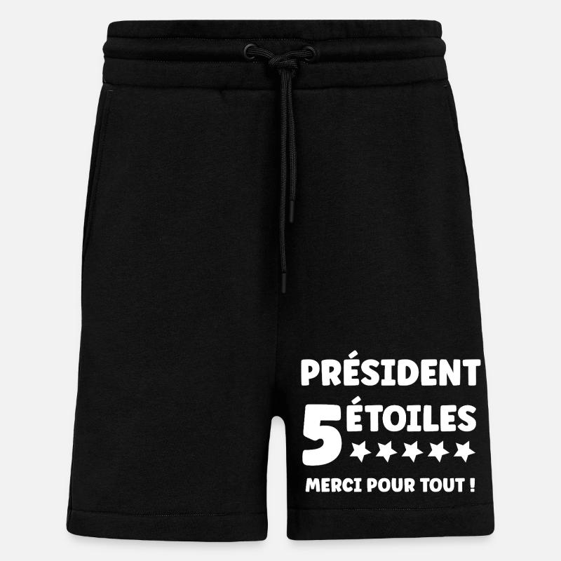 Präsident - Shorts - made by SPREAD - SOLID BLACK