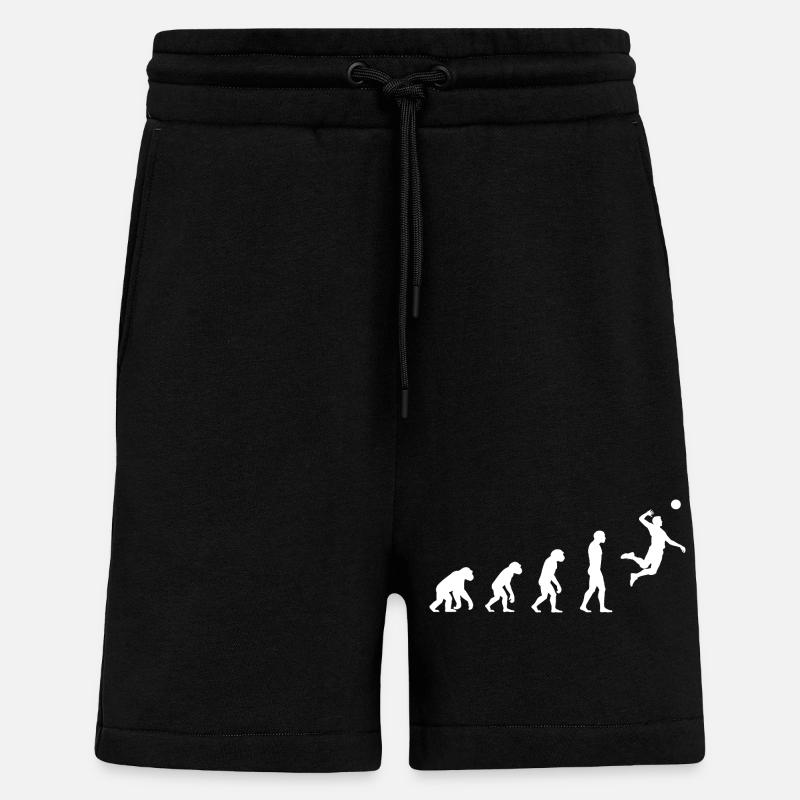 Evolution volleyball  - Shorts - made by SPREAD - SOLID BLACK