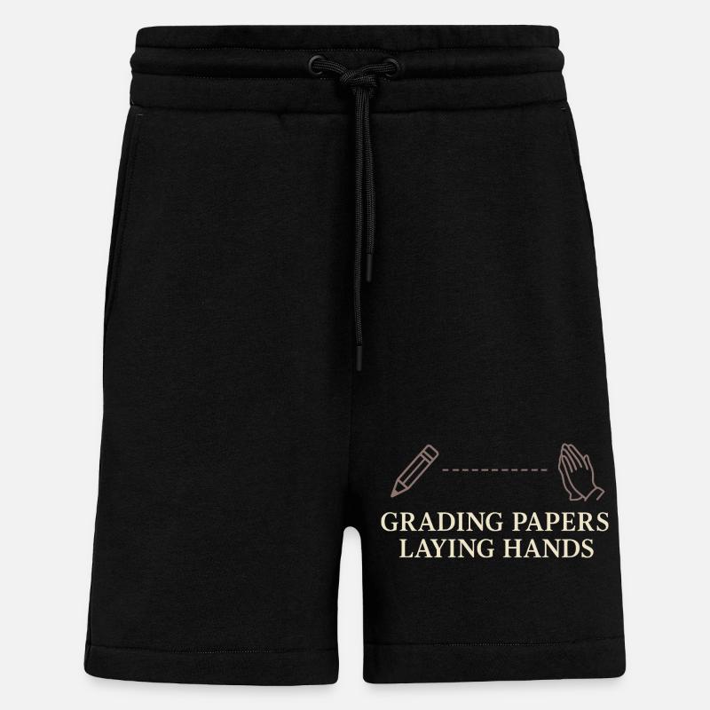Christlicher Lehrer, Glaubensbasierter - Shorts - made by SPREAD - SOLID BLACK