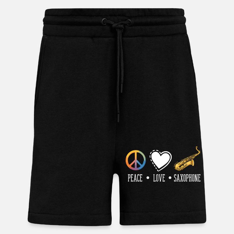 Saxofon - Shorts - made by SPREAD - SOLID BLACK