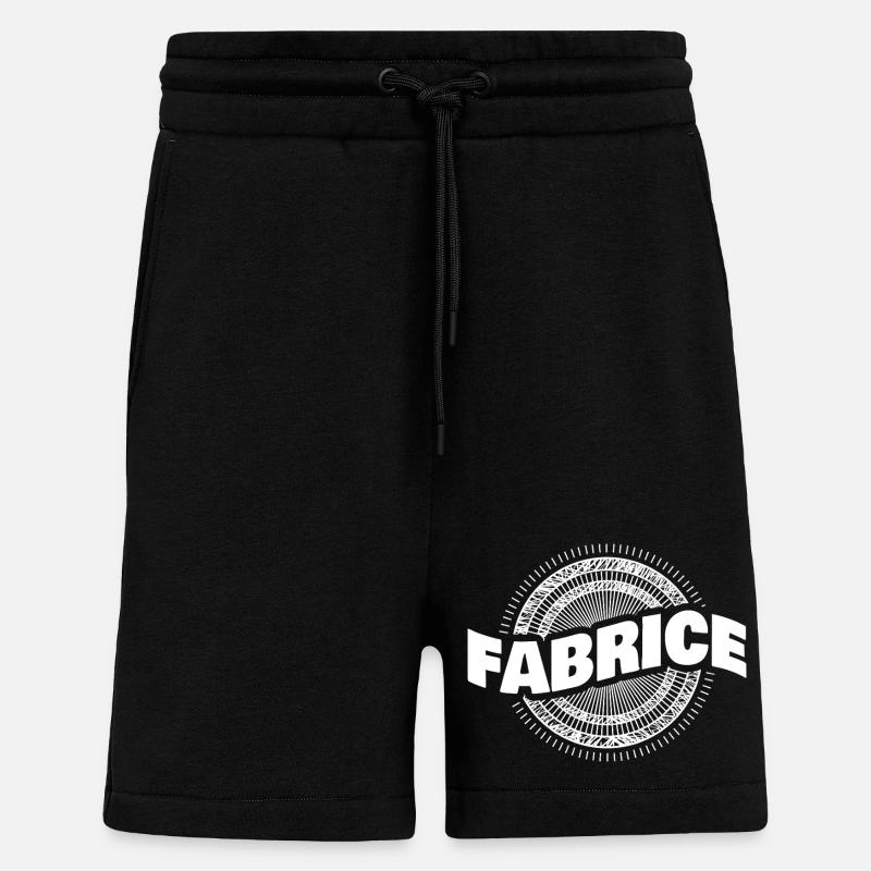 Projet cadeau Fabrice - Short bio décontracté fabriqué en UE - SOLID BLACK