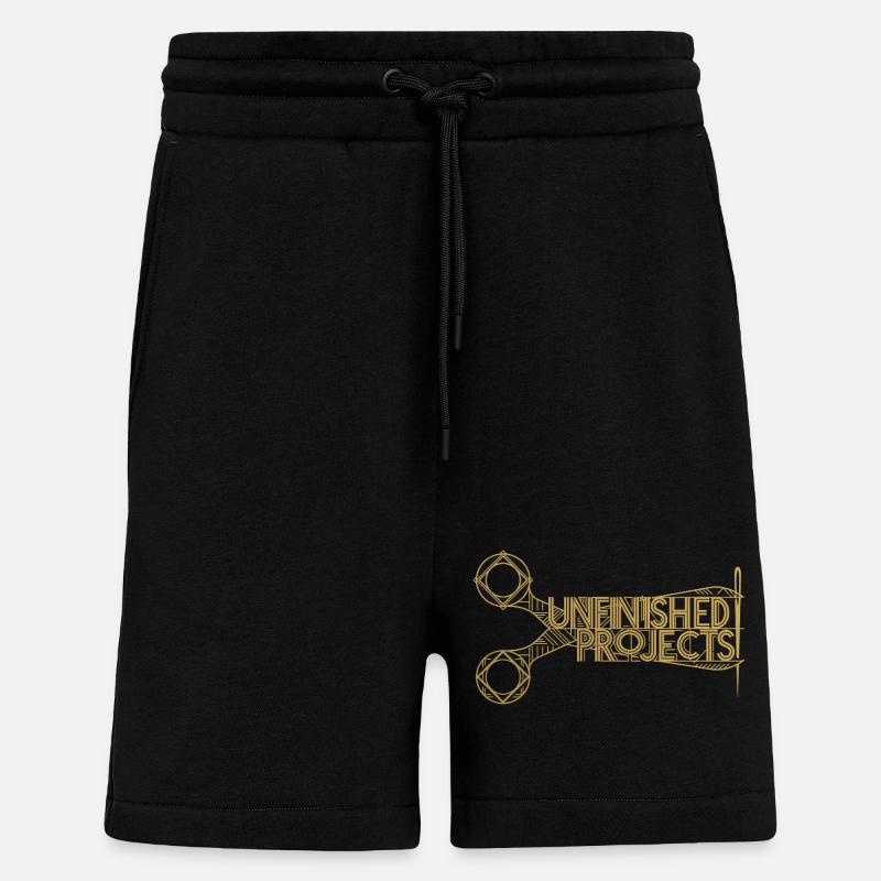 Unfinished Projects Schere - Shorts - made by SPREAD - SOLID BLACK