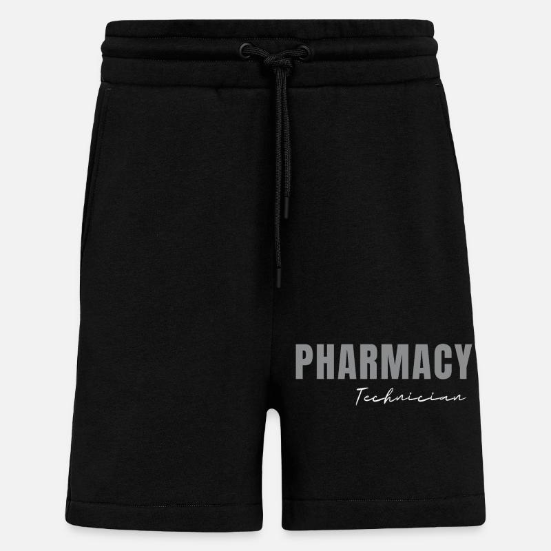 Pharmacy Technician RX Tech Squad Student - Shorts - made by SPREAD - SOLID BLACK