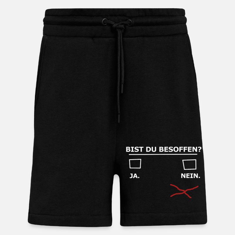 Bier Besoffen - Shorts - made by SPREAD - SOLID BLACK