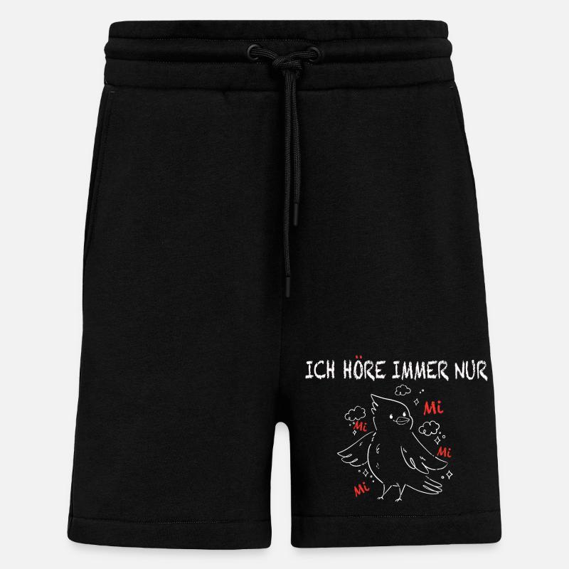 Lustiger deutscher Vogelspruch - Shorts - made by SPREAD - SOLID BLACK