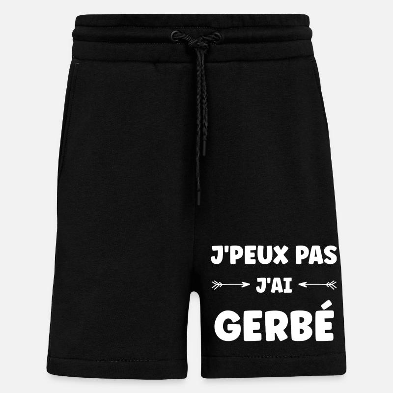 Ich kann nicht, ich GERBÉ - Shorts - made by SPREAD - SOLID BLACK