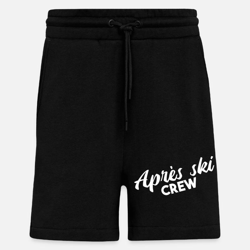 Après Ski Crew Party Vibes - Shorts - made by SPREAD - SOLID BLACK