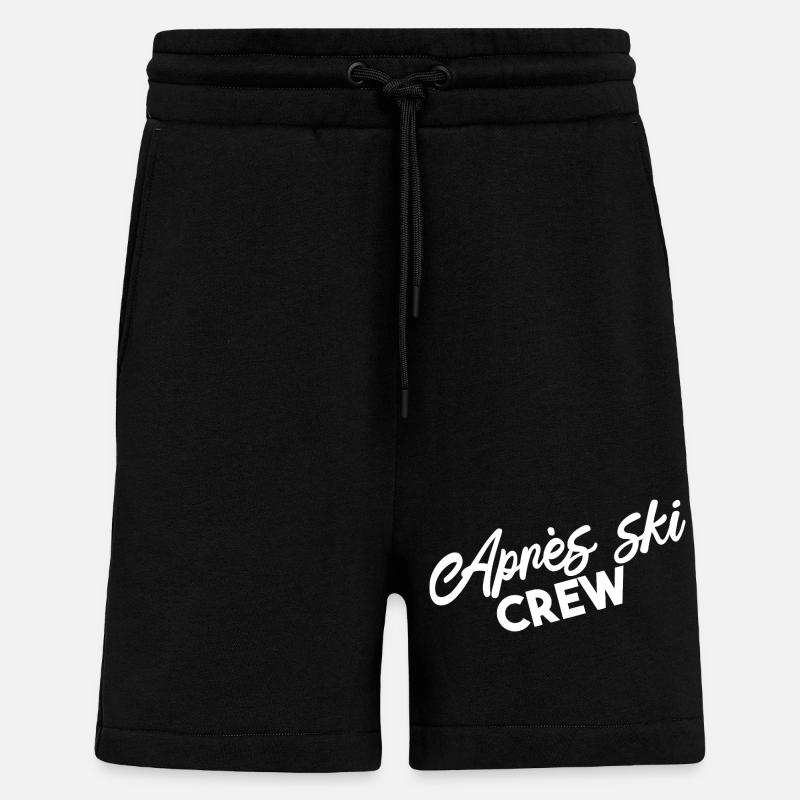 Après Ski Crew Party Vibes - Shorts - made by SPREAD - SOLID BLACK