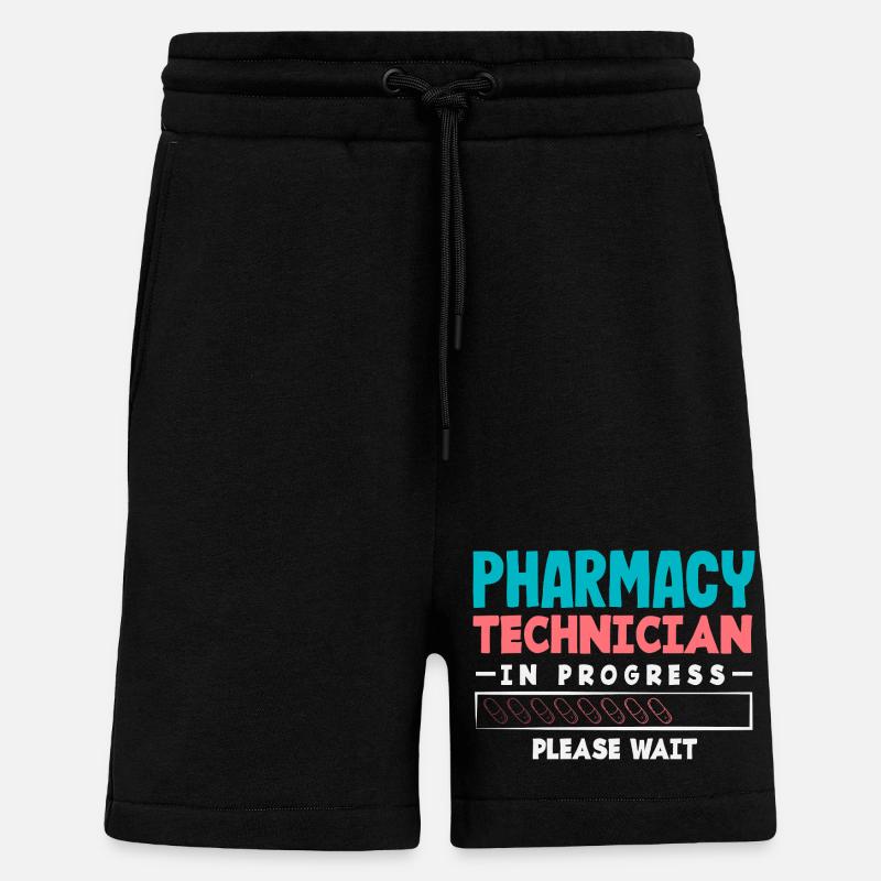 Apotheker Pharmazeutisch-technischer - Shorts - made by SPREAD - SOLID BLACK