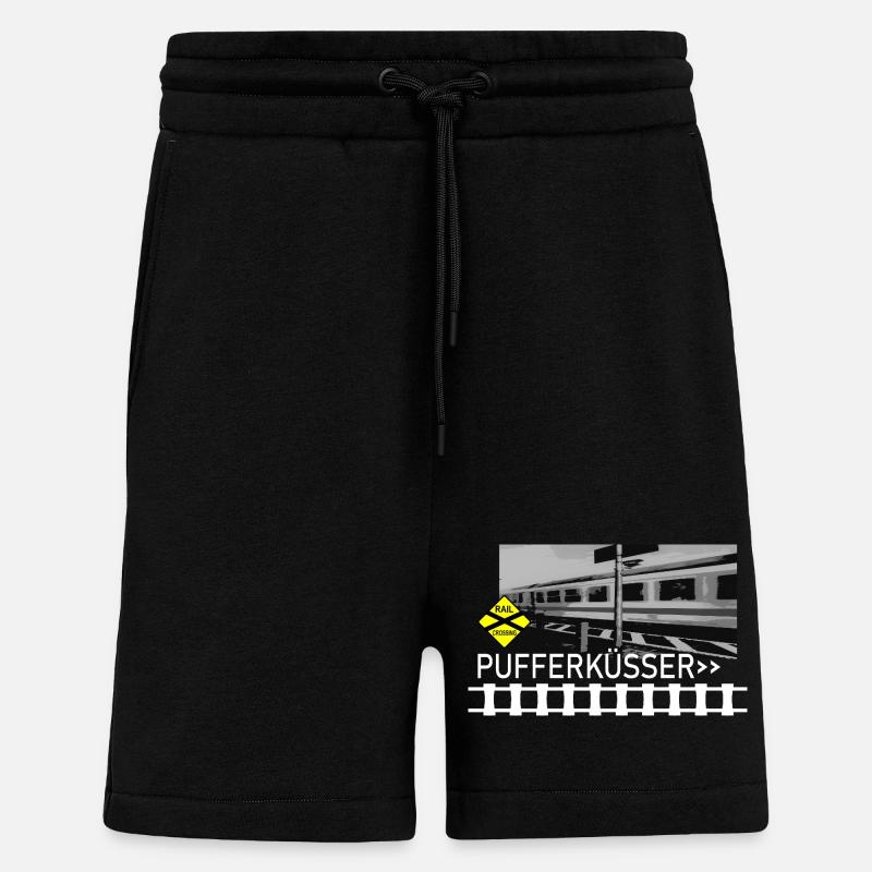 PUFFERKÜSSER - Shorts - made by SPREAD - SOLID BLACK