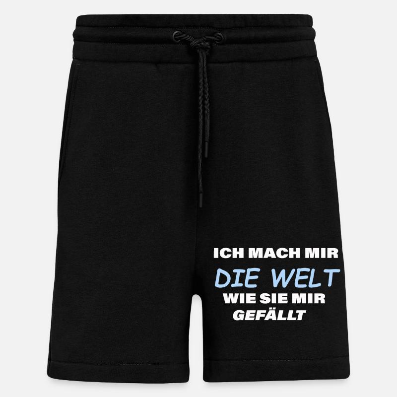 LE MONDE - COMME JE L’AIME - Short bio décontracté fabriqué en UE - SOLID BLACK