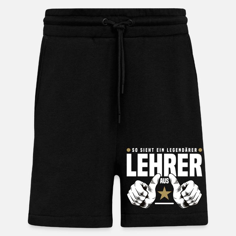 Legendärer Lehrer - Shorts - made by SPREAD - SOLID BLACK