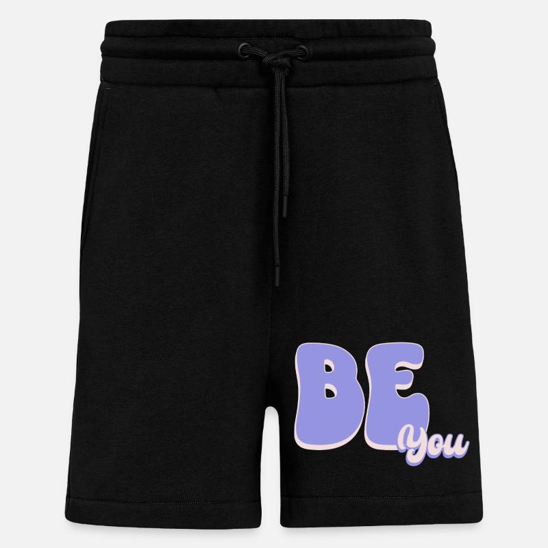 Sois juste TOI - Short bio décontracté fabriqué en UE - SOLID BLACK