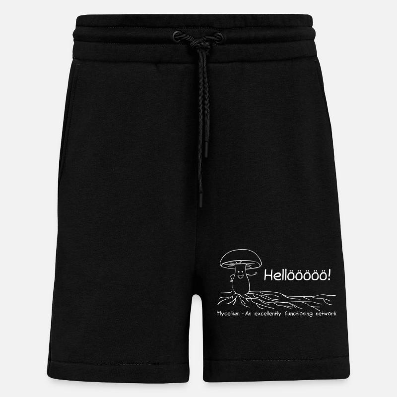 Mycelium - An excellently functioning network - Shorts - made by SPREAD - SOLID BLACK