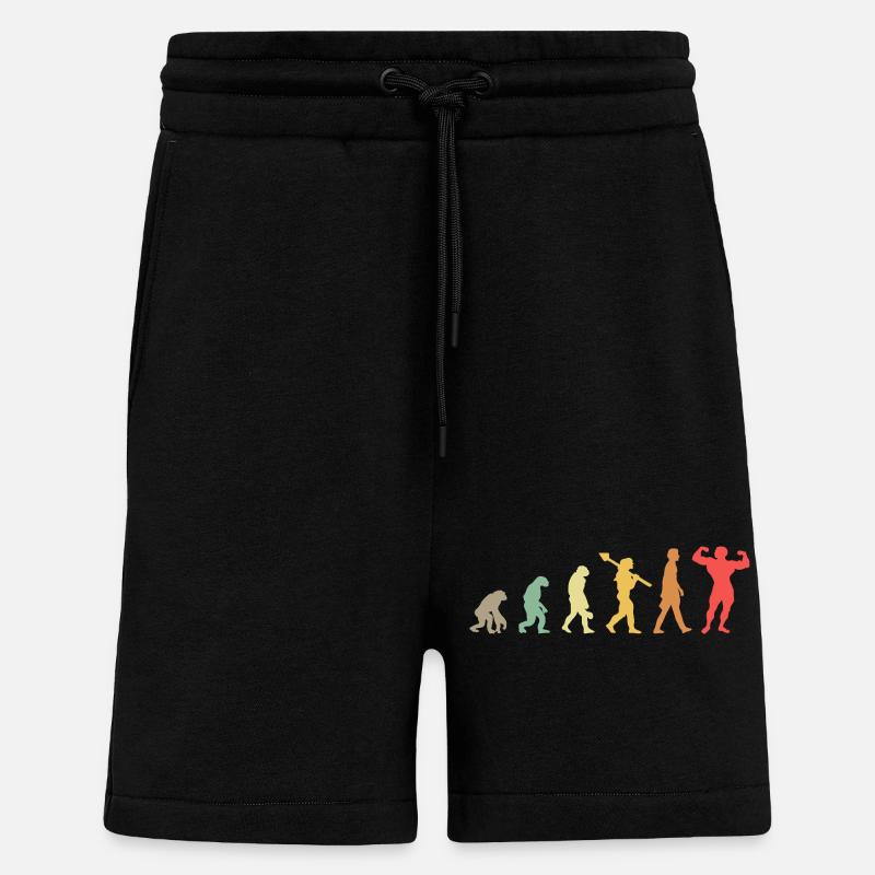 Evolution Bodybuilding - Shorts - made by SPREAD - SOLID BLACK