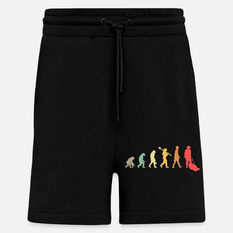 Jardinage Evolution Gardener - Short bio décontracté fabriqué en UE - SOLID BLACK