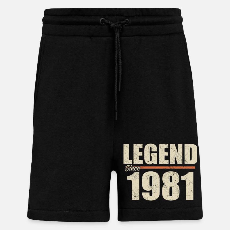 Genial seit 1981 - Shorts - made by SPREAD - SOLID BLACK