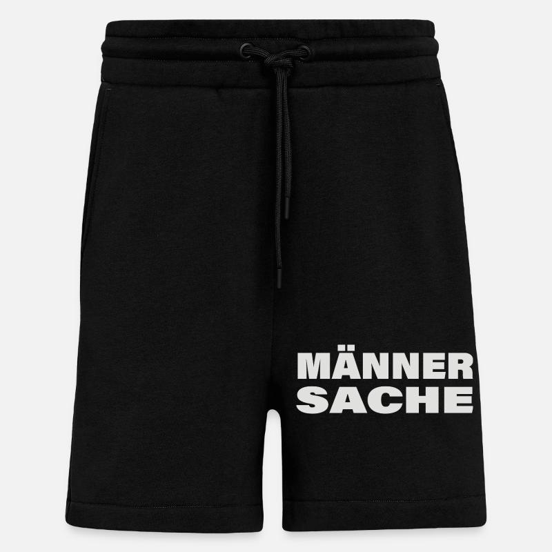 MÄNNERSACHE - Shorts - made by SPREAD - SOLID BLACK