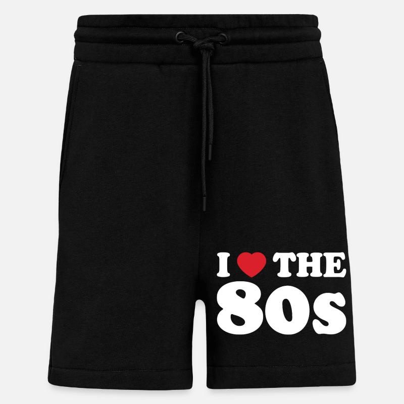 Ich liebe den Retro-Stil der 80er. - Shorts - made by SPREAD - SOLID BLACK
