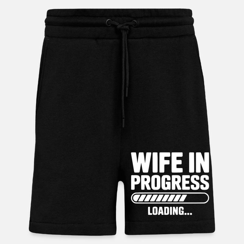 Ehefrau lädt... - Shorts - made by SPREAD - SOLID BLACK