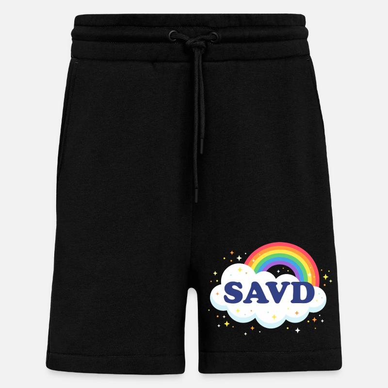 Erlöste Regenbogenbibel Christlicher Glaube Jesus  - Shorts - made by SPREAD - SOLID BLACK