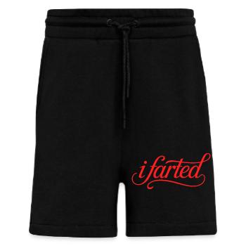 I farted - Funny Gen Alpha Logo - Shorts - made by SPREAD - SOLID BLACK - Front
