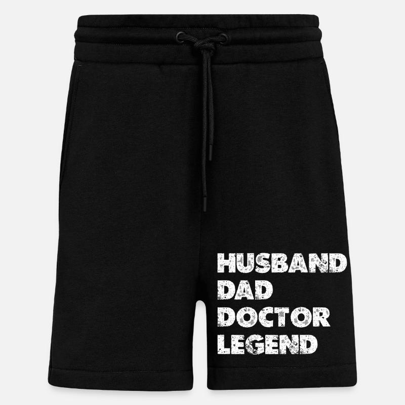 Heldenkombi Ehemann Vater Doktor - Shorts - made by SPREAD - SOLID BLACK