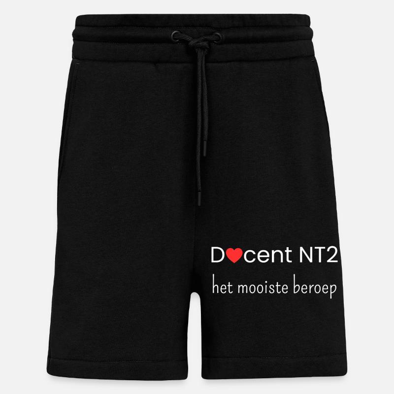 Enseignant NT2 : la meilleure profession - Short bio décontracté fabriqué en UE - SOLID BLACK