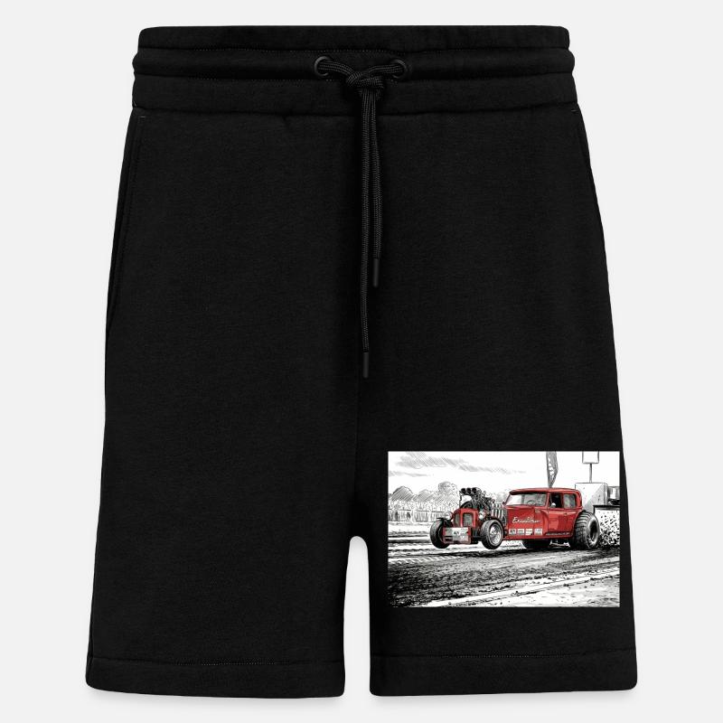 Excalibur - Short bio décontracté fabriqué en UE - SOLID BLACK