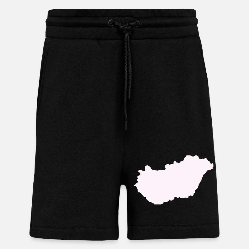 Ungarn Land - Shorts - made by SPREAD - SOLID BLACK