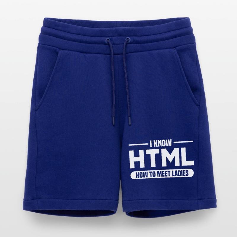 HTML Humor Code Programmer Saying Shorts - made by SPREAD