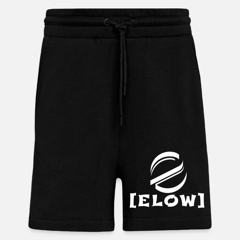 Logo mit Schriftzug - Shorts - made by SPREAD - SOLID BLACK
