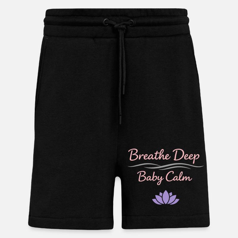 Vorgeburtliches Yoga Werdende Mutter - Shorts - made by SPREAD - SOLID BLACK