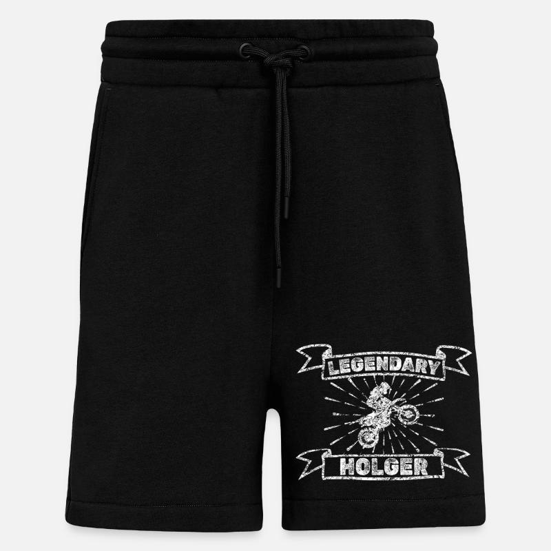 Motorrad Holger - Shorts - made by SPREAD - SOLID BLACK