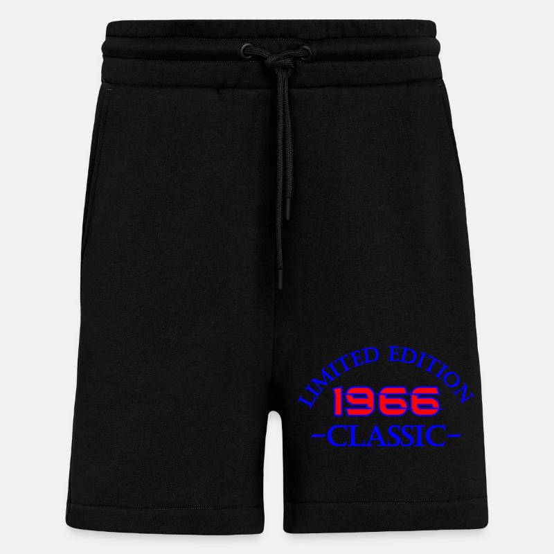 Édition Classique Limitée 1966 - Short bio décontracté fabriqué en UE - SOLID BLACK