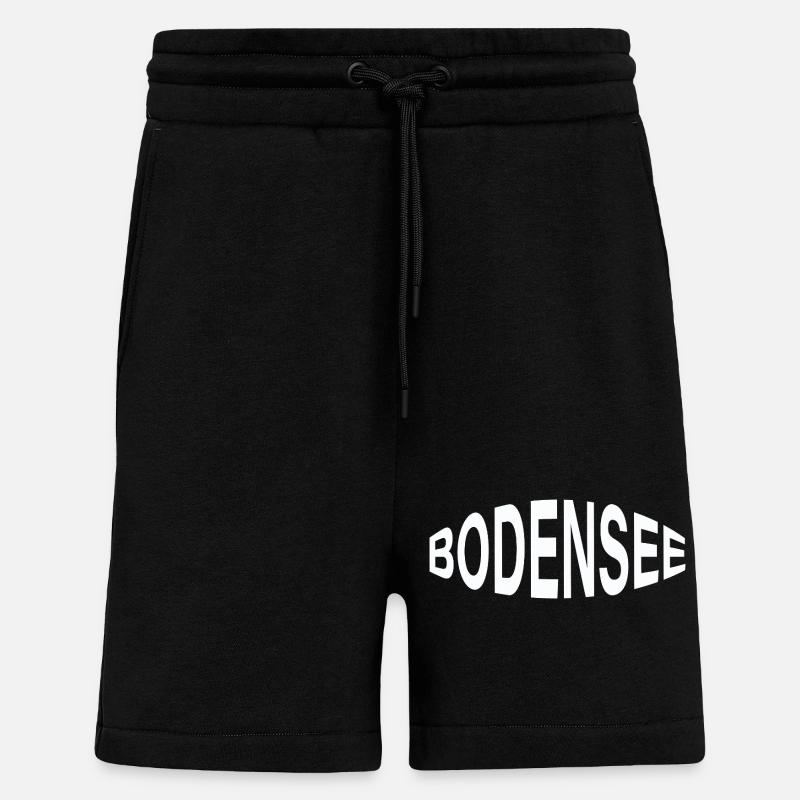 BODENSEE - Shorts - made by SPREAD - SOLID BLACK