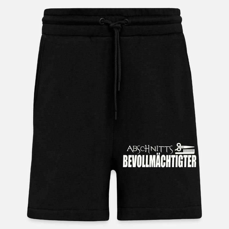 REPRÉSENTANT DE SECTION - Short bio décontracté fabriqué en UE - SOLID BLACK