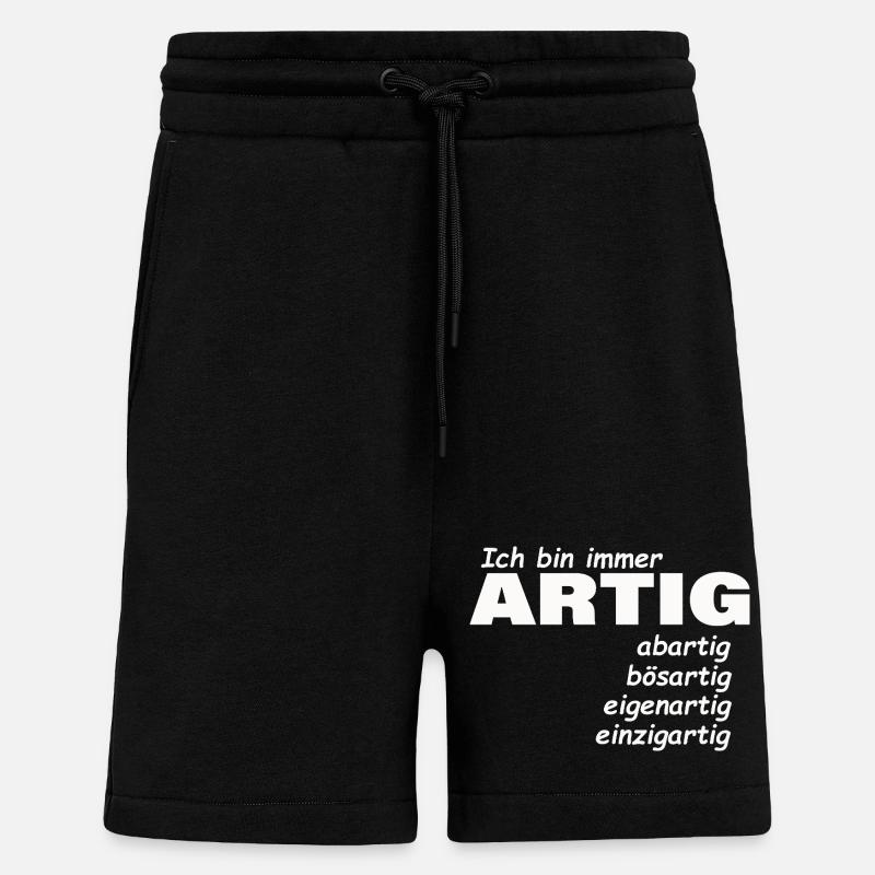 ARTIG - Shorts - made by SPREAD - SOLID BLACK