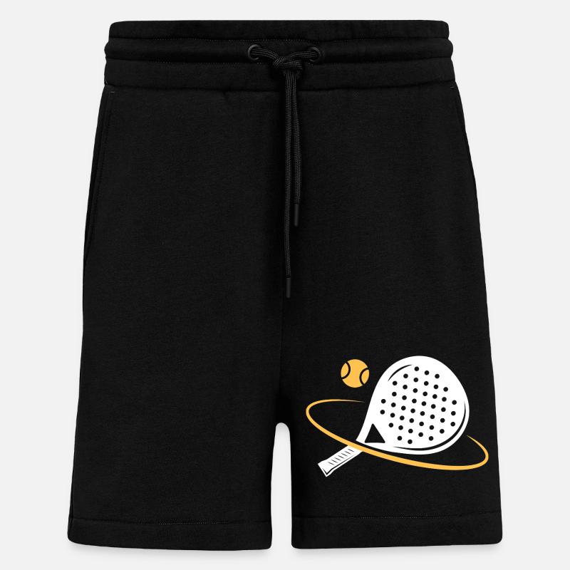 I can't I have padel - Shorts - made by SPREAD - SOLID BLACK