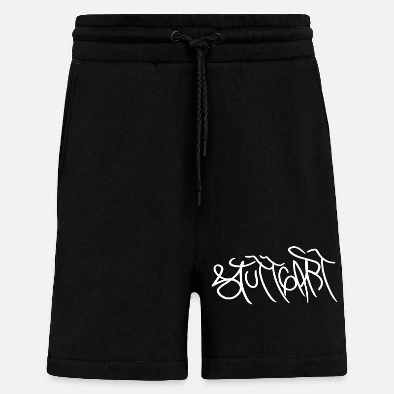 Genuine Stuttgart gift - Shorts - made by SPREAD - SOLID BLACK
