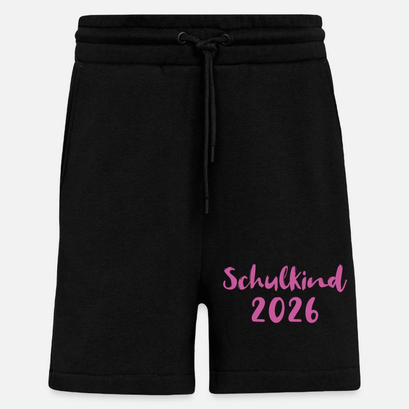 Schulkind 2026 - Shorts - made by SPREAD - SOLID BLACK