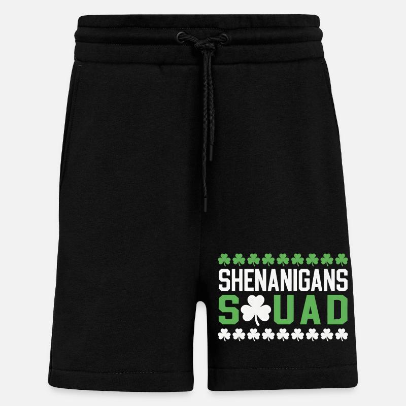 Shenanigans Squad - Shorts - made by SPREAD - SOLID BLACK