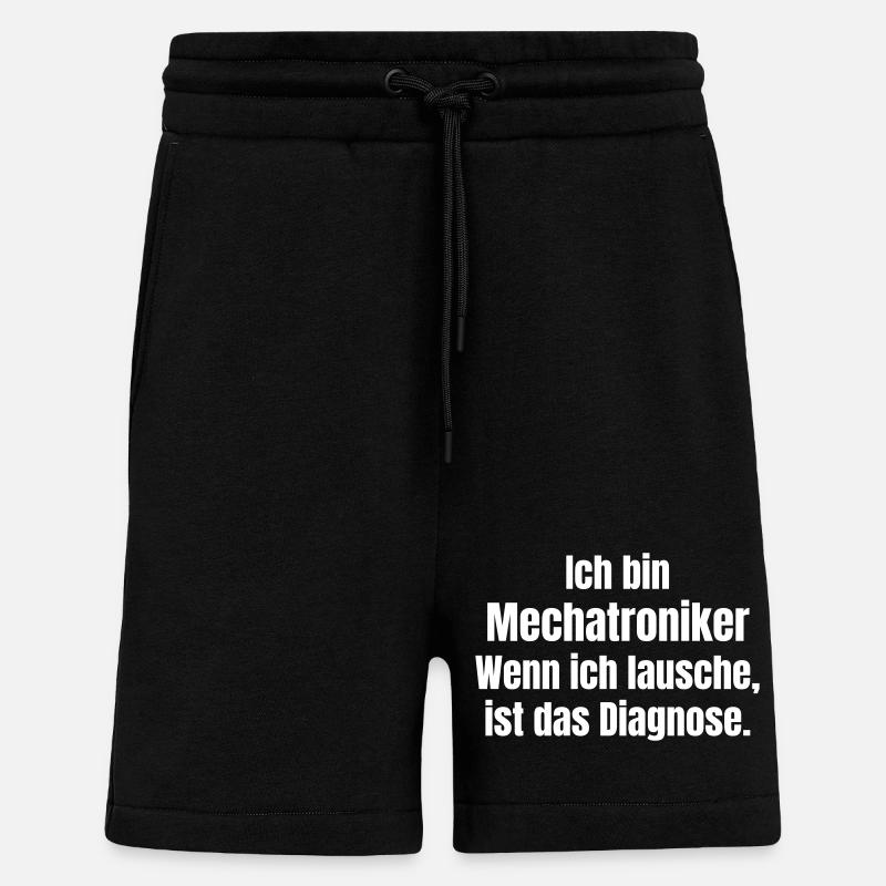 Mechatronics Technician Diagnosis Lach - Shorts - made by SPREAD - SOLID BLACK