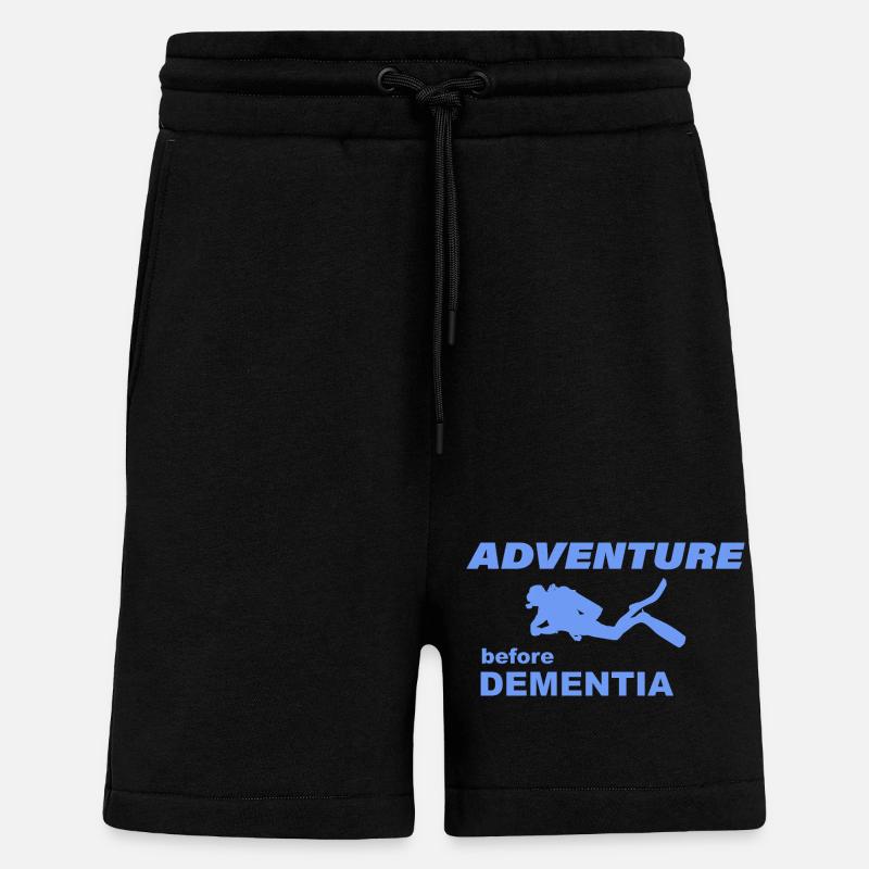 AVENTURE DE PLONGÉE - Short bio décontracté fabriqué en UE - SOLID BLACK
