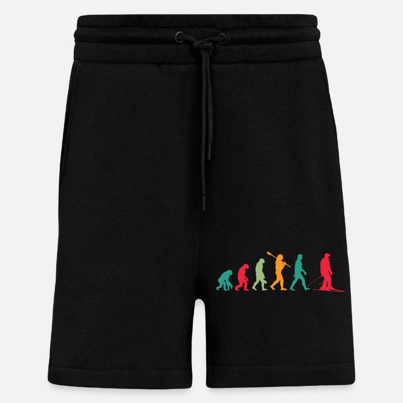 Evolution Ski - Shorts - made by SPREAD - SOLID BLACK