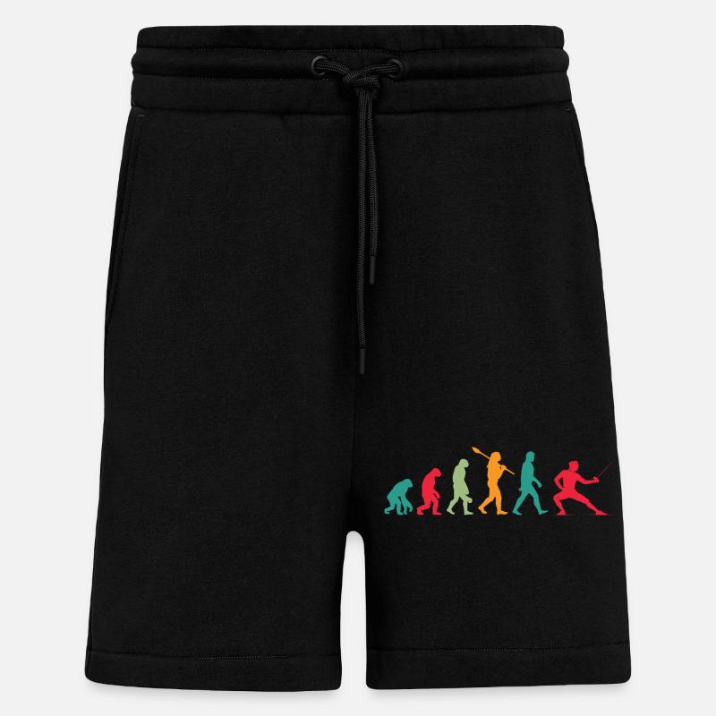 Fechten Evolution - Shorts - made by SPREAD - SOLID BLACK